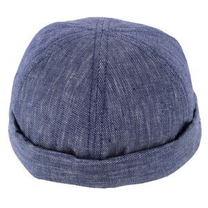 Wigens Men's Denim Linen Docker Cap
